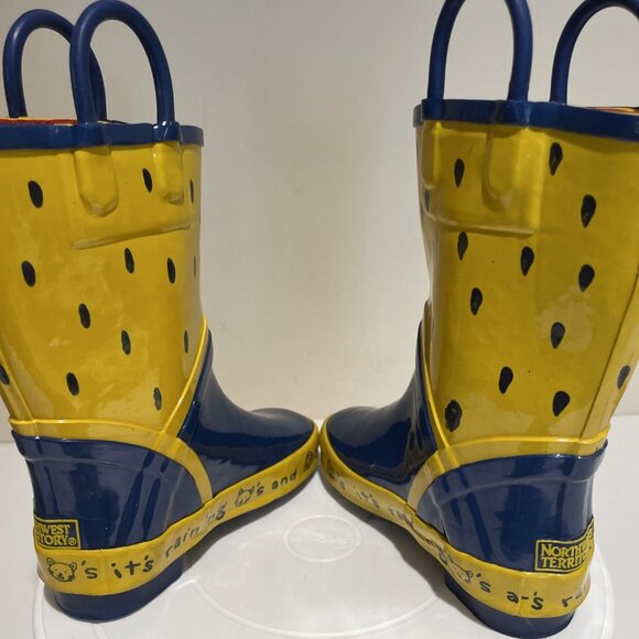 Northwest Territory Waterproof Rubber Boots Steel Shank Kids Size 9 Cats & Dogs - Picture 8 of 12